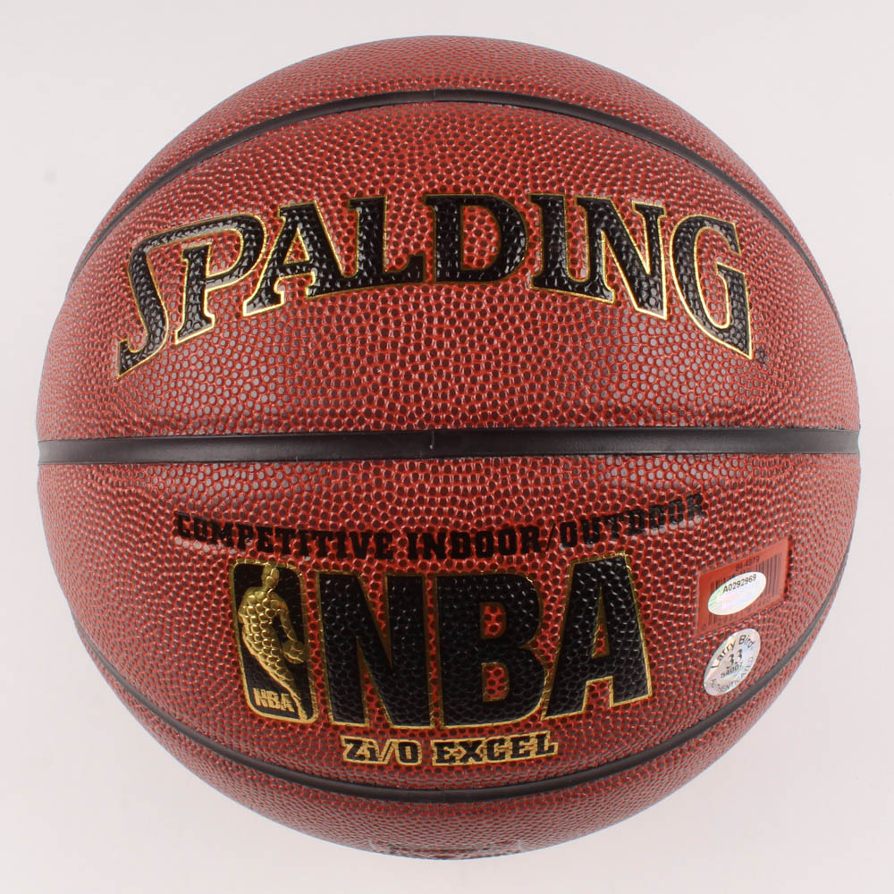 Larry Bird Signed NBA Basketball (Schwartz COA & Bird Hologram) at PristineAuction.com Larry Bird Signed NBA Basketball (Schwartz COA & Bird Hologram) at PristineAuction.com