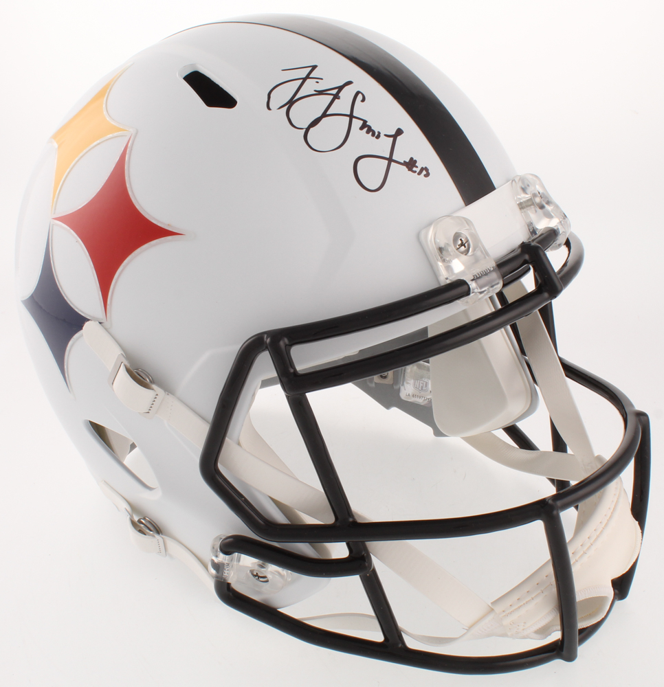 JuJu Smith-Schuster Signed Steelers Full-Size AMP Alternate Speed Helmet (JSA COA) at PristineAuction.com JuJu Smith-Schuster Signed Steelers Full-Size AMP Alternate Speed Helmet (JSA COA) at PristineAuction.com