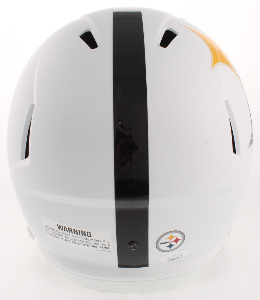 JuJu Smith-Schuster Signed Steelers Full-Size AMP Alternate Speed Helmet (JSA COA) at PristineAuction.com JuJu Smith-Schuster Signed Steelers Full-Size AMP Alternate Speed Helmet (JSA COA) at PristineAuction.com