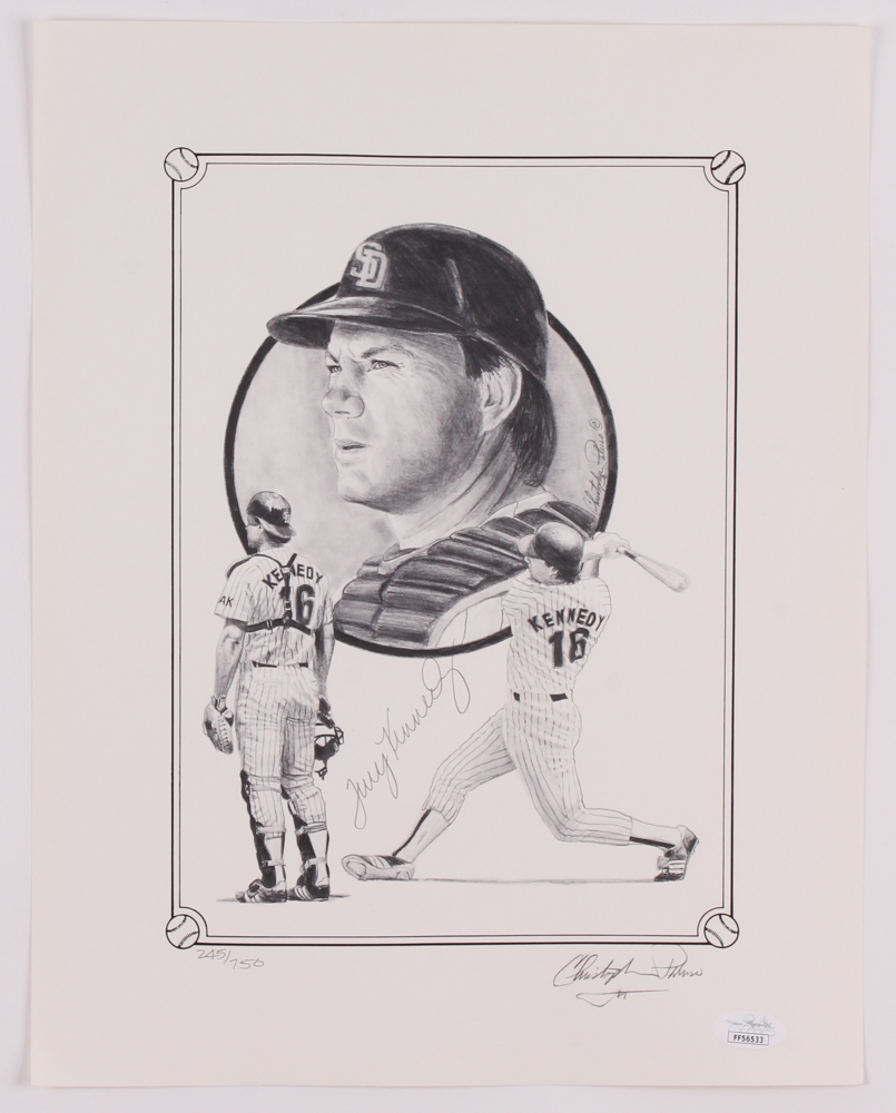 Terry Kennedy Signed LE San Diego Padres 11x14 Print (JSA COA) at PristineAuction.com Terry Kennedy Signed LE San Diego Padres 11x14 Print (JSA COA) at PristineAuction.com