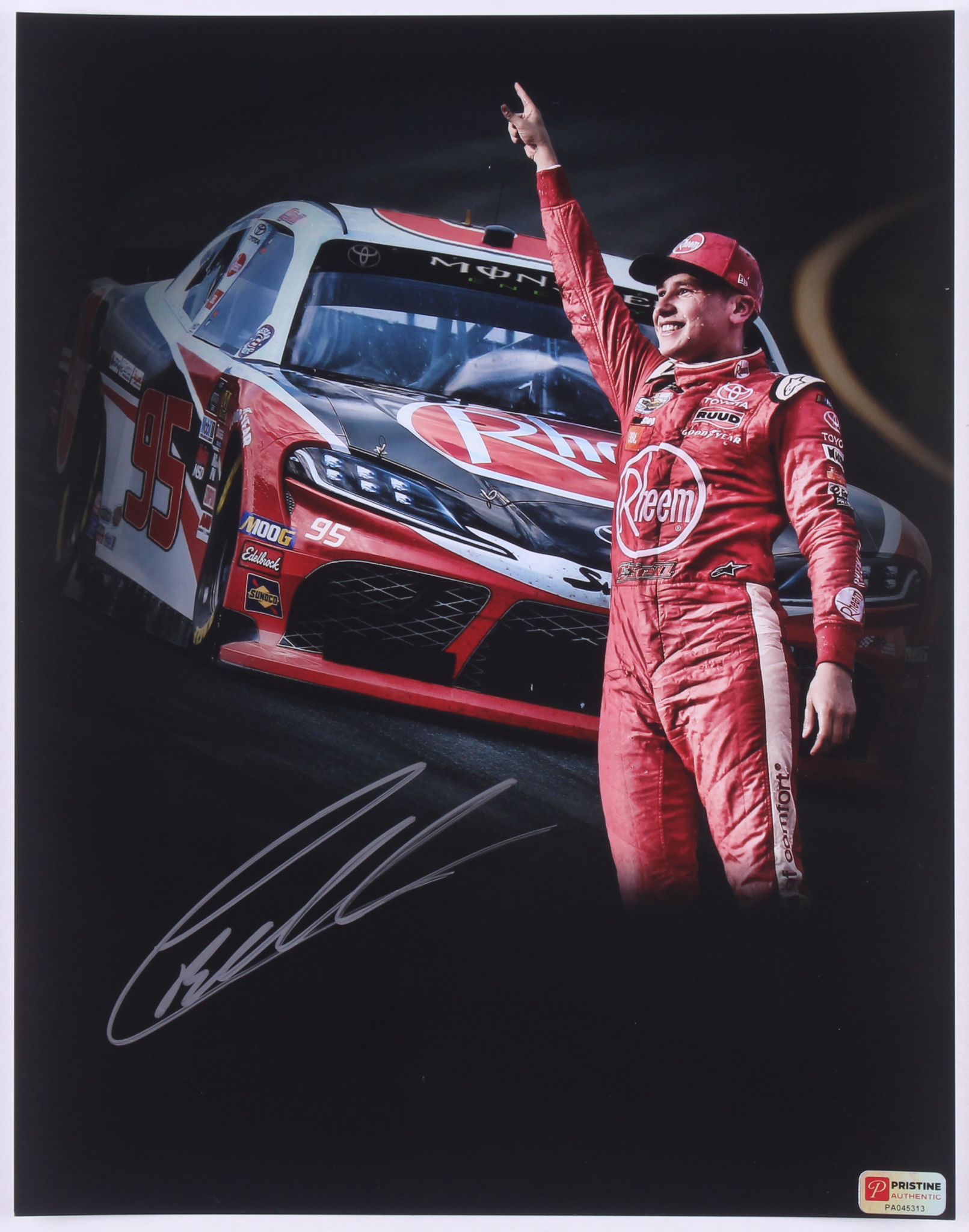 Christopher Bell Signed 2020 NASCAR #95 Cup Series 11x14 Photo (PA COA) at PristineAuction.com Christopher Bell Signed 2020 NASCAR #95 Cup Series 11x14 Photo (PA COA) at PristineAuction.com