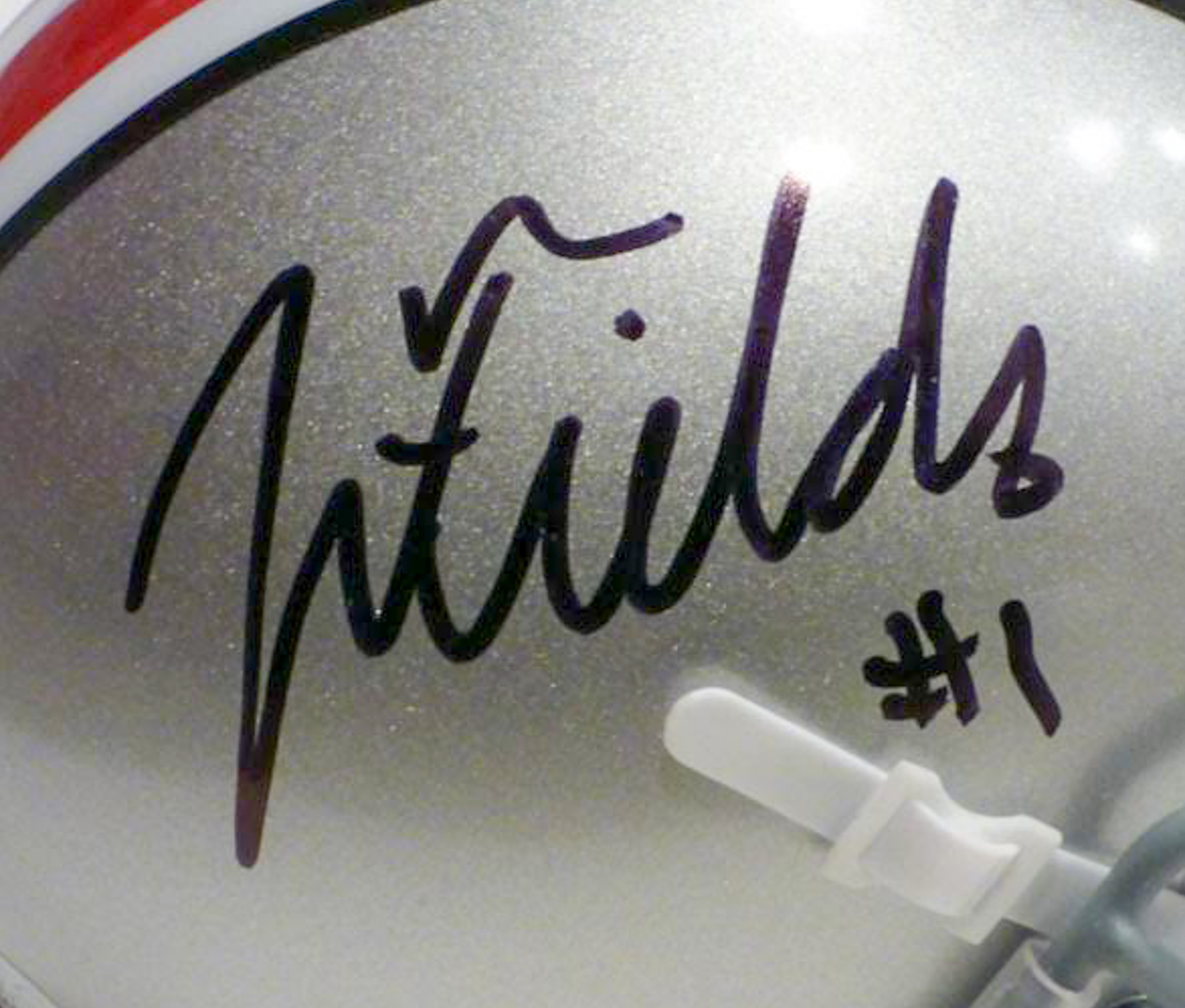 Justin Fields Signed Ohio State Buckeyes Mini Helmet (JSA COA) at PristineAuction.com Justin Fields Signed Ohio State Buckeyes Mini Helmet (JSA COA) at PristineAuction.com