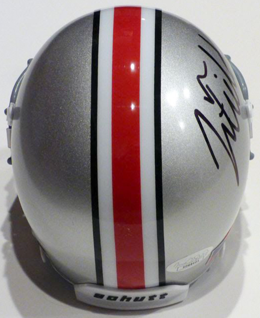 Justin Fields Signed Ohio State Buckeyes Mini Helmet (JSA COA) at PristineAuction.com Justin Fields Signed Ohio State Buckeyes Mini Helmet (JSA COA) at PristineAuction.com