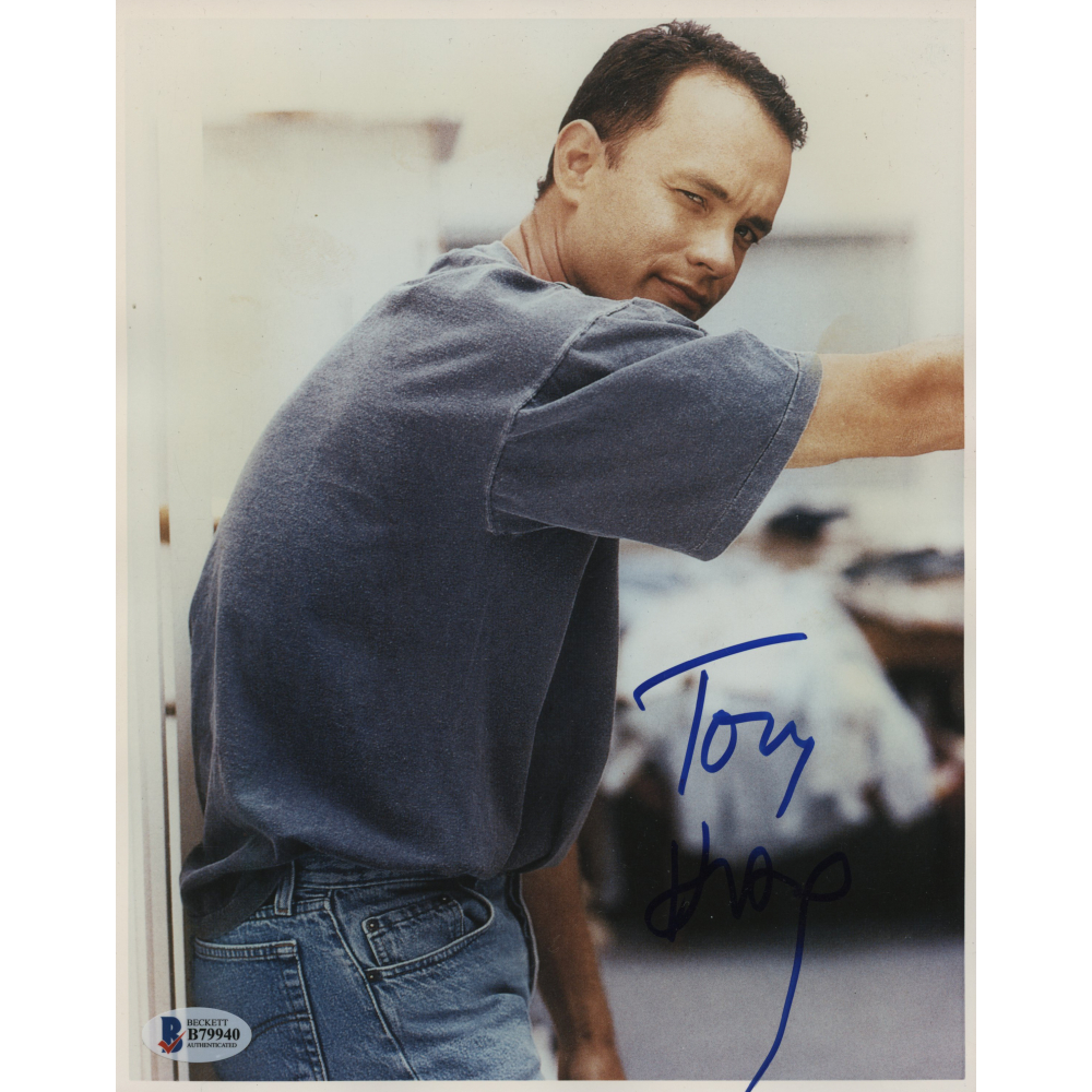 tom-hanks-signed-8x10-photo-beckett-hologram-pristine-auction