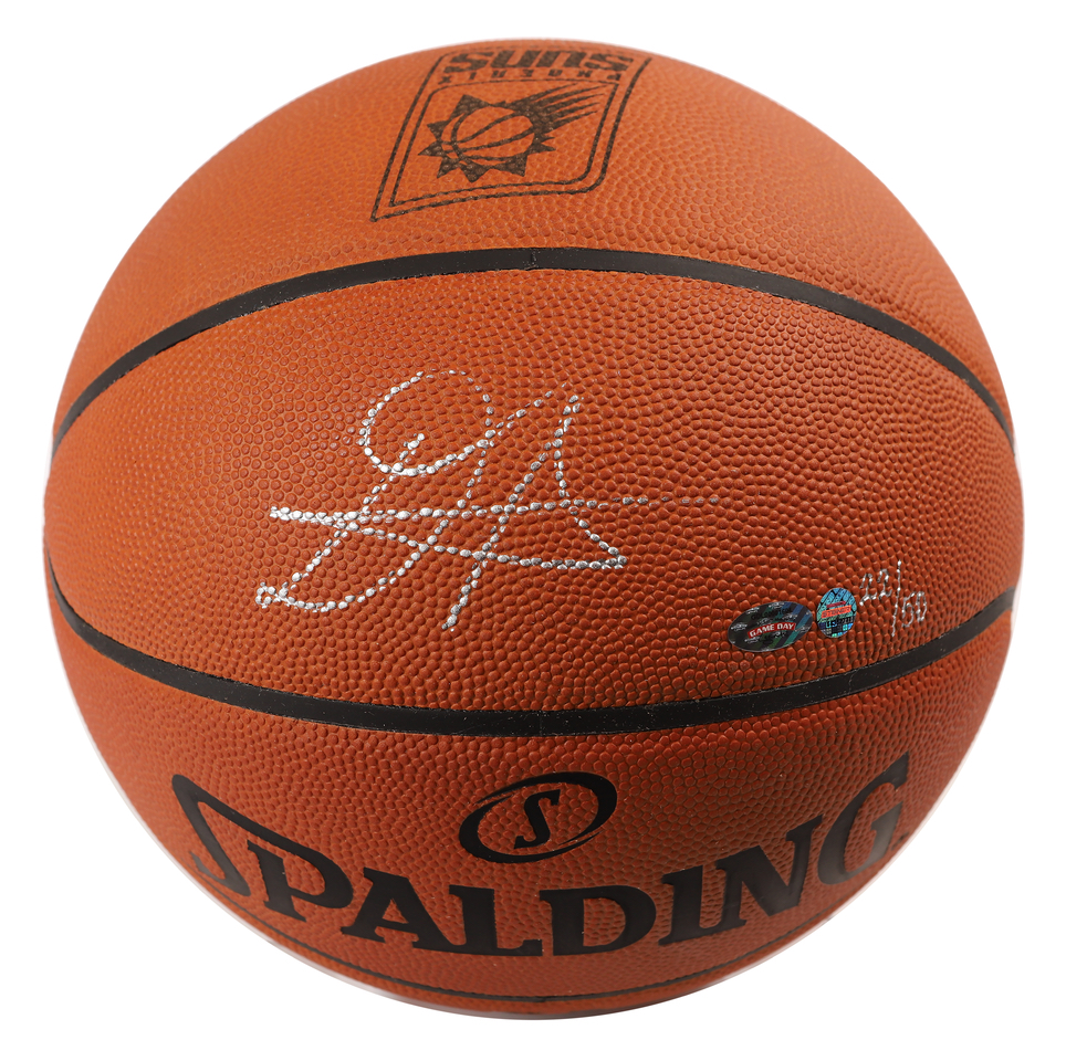 Deandre Ayton Signed Phoenix Suns Logo LE Basketball (Game Day Legends COA & Steiner Hologram) at PristineAuction.com Deandre Ayton Signed Phoenix Suns Logo LE Basketball (Game Day Legends COA & Steiner Hologram) at PristineAuction.com
