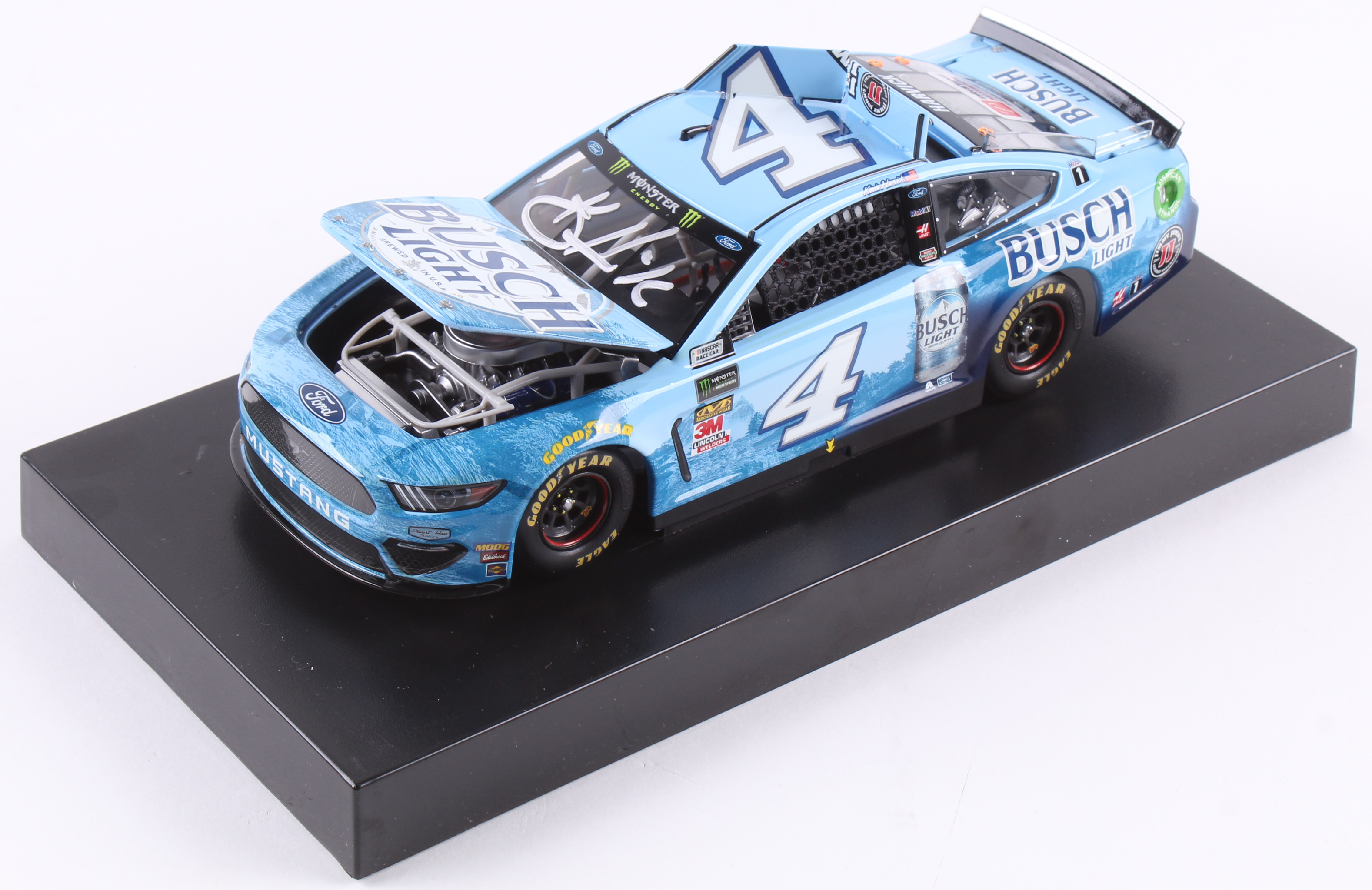 Kevin Harvick Signed NASCAR #4 Busch Light 2019 Mustang - 1:24 Premium Action Diecast Car (PA COA) at PristineAuction.com Kevin Harvick Signed NASCAR #4 Busch Light 2019 Mustang - 1:24 Premium Action Diecast Car (PA COA) at PristineAuction.com