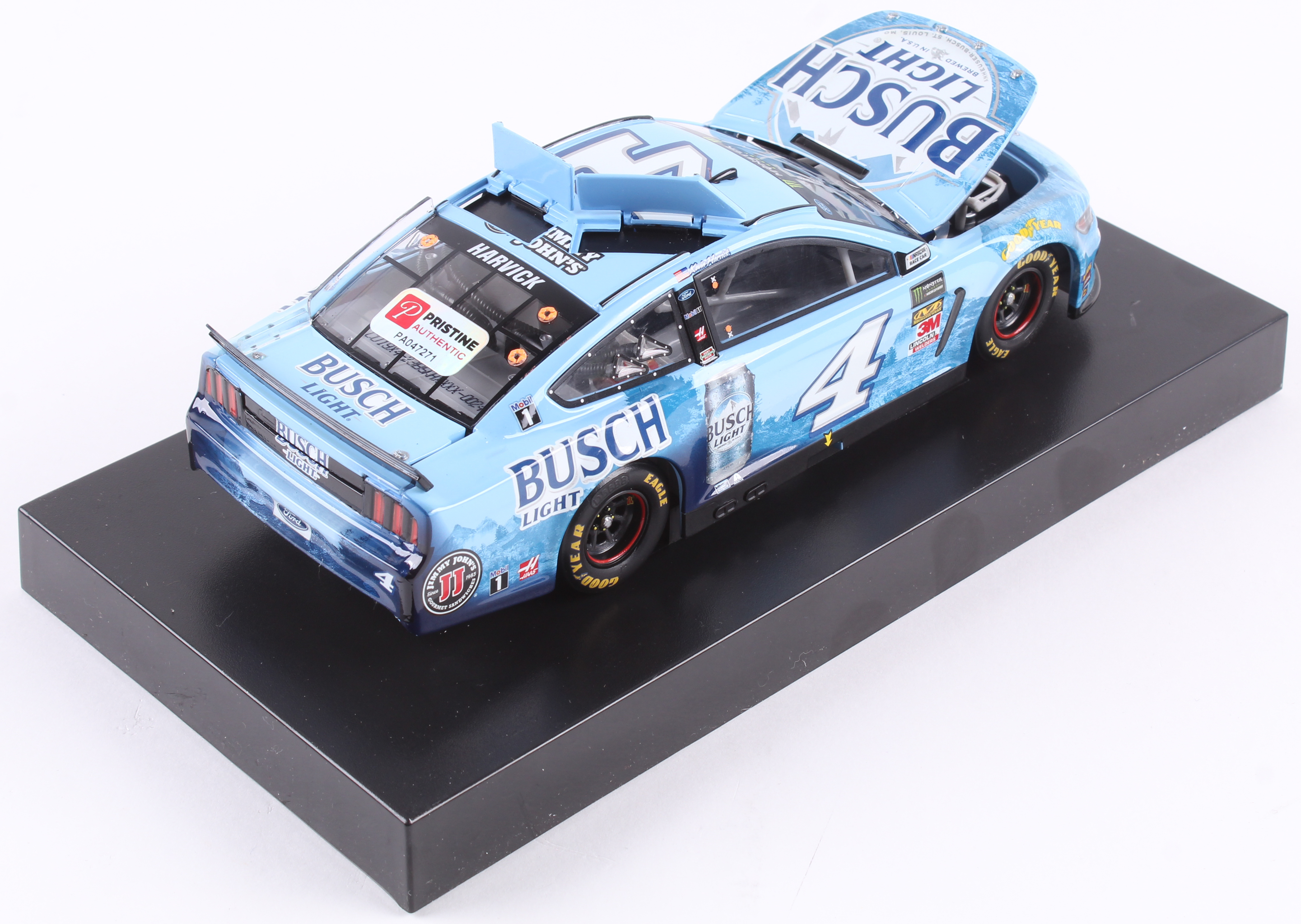 Kevin Harvick Signed NASCAR #4 Busch Light 2019 Mustang - 1:24 Premium Action Diecast Car (PA COA) at PristineAuction.com Kevin Harvick Signed NASCAR #4 Busch Light 2019 Mustang - 1:24 Premium Action Diecast Car (PA COA) at PristineAuction.com