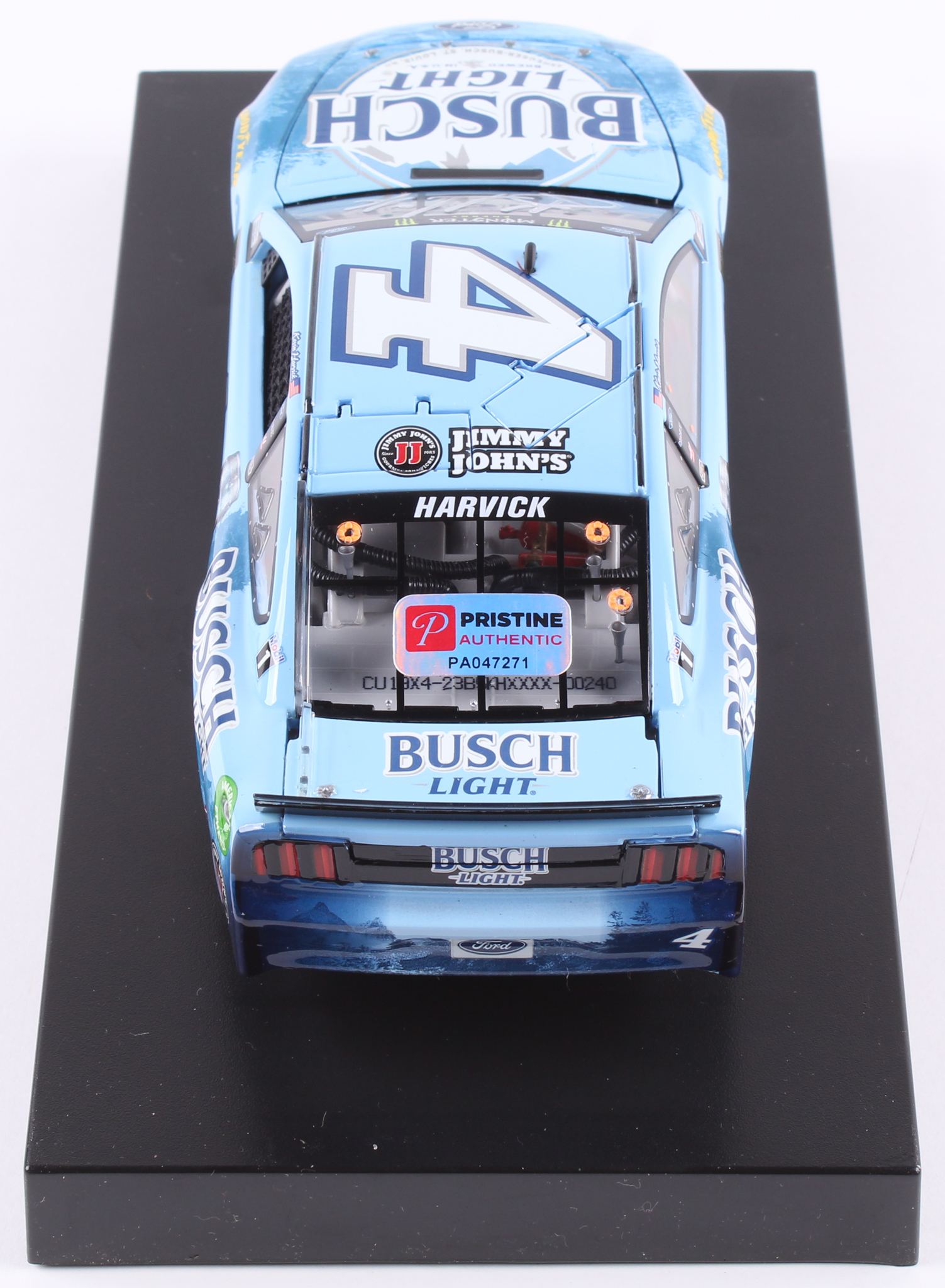 Kevin Harvick Signed NASCAR #4 Busch Light 2019 Mustang - 1:24 Premium Action Diecast Car (PA COA) at PristineAuction.com Kevin Harvick Signed NASCAR #4 Busch Light 2019 Mustang - 1:24 Premium Action Diecast Car (PA COA) at PristineAuction.com