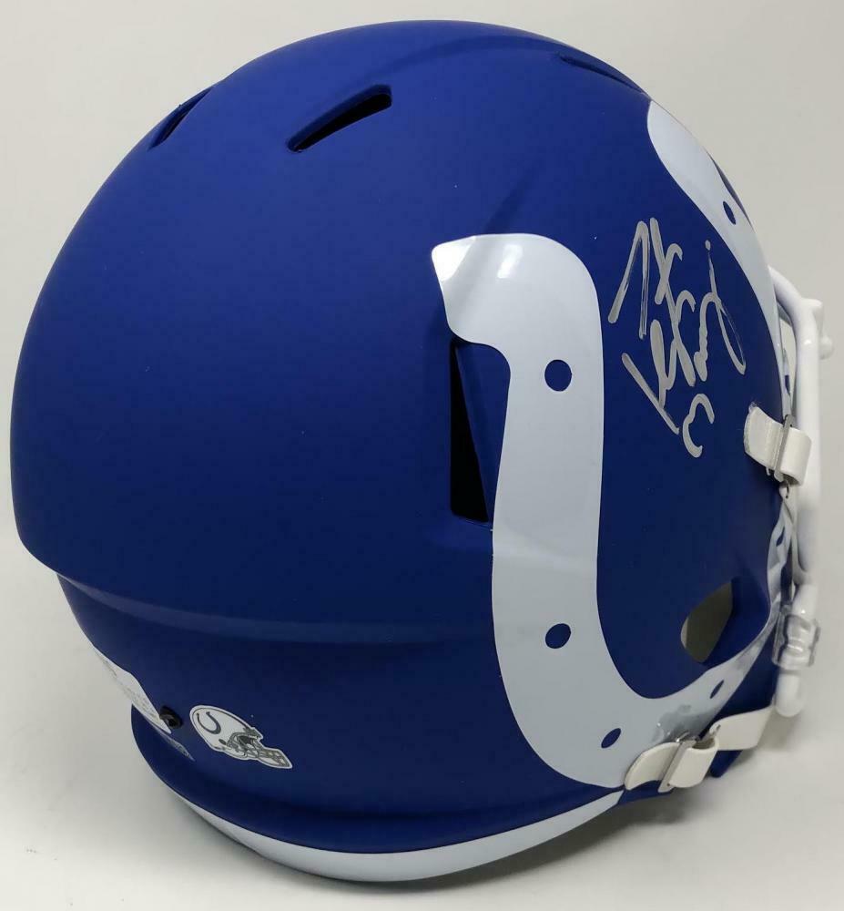 Peyton Manning Signed Indianapolis Colts AMP Full-Size Speed Helmet (Fanatics Hologram) at PristineAuction.com Peyton Manning Signed Indianapolis Colts AMP Full-Size Speed Helmet (Fanatics Hologram) at PristineAuction.com