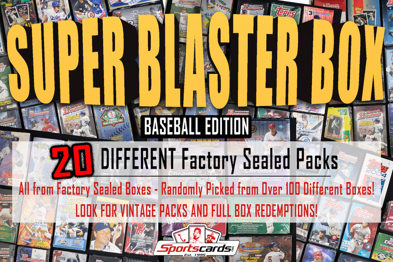 “SUPER BLASTER MYSTERY BOX” (20) DIFFERENT Factory Sealed Packs – Baseball Edition at PristineAuction.com “SUPER BLASTER MYSTERY BOX” (20) DIFFERENT Factory Sealed Packs – Baseball Edition at PristineAuction.com