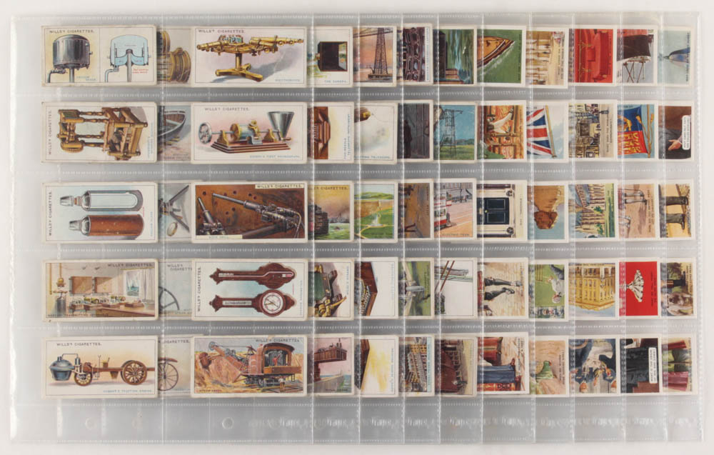 Lot of (2) Complete Tobacco Card Sets with 1915 Will's "Famous