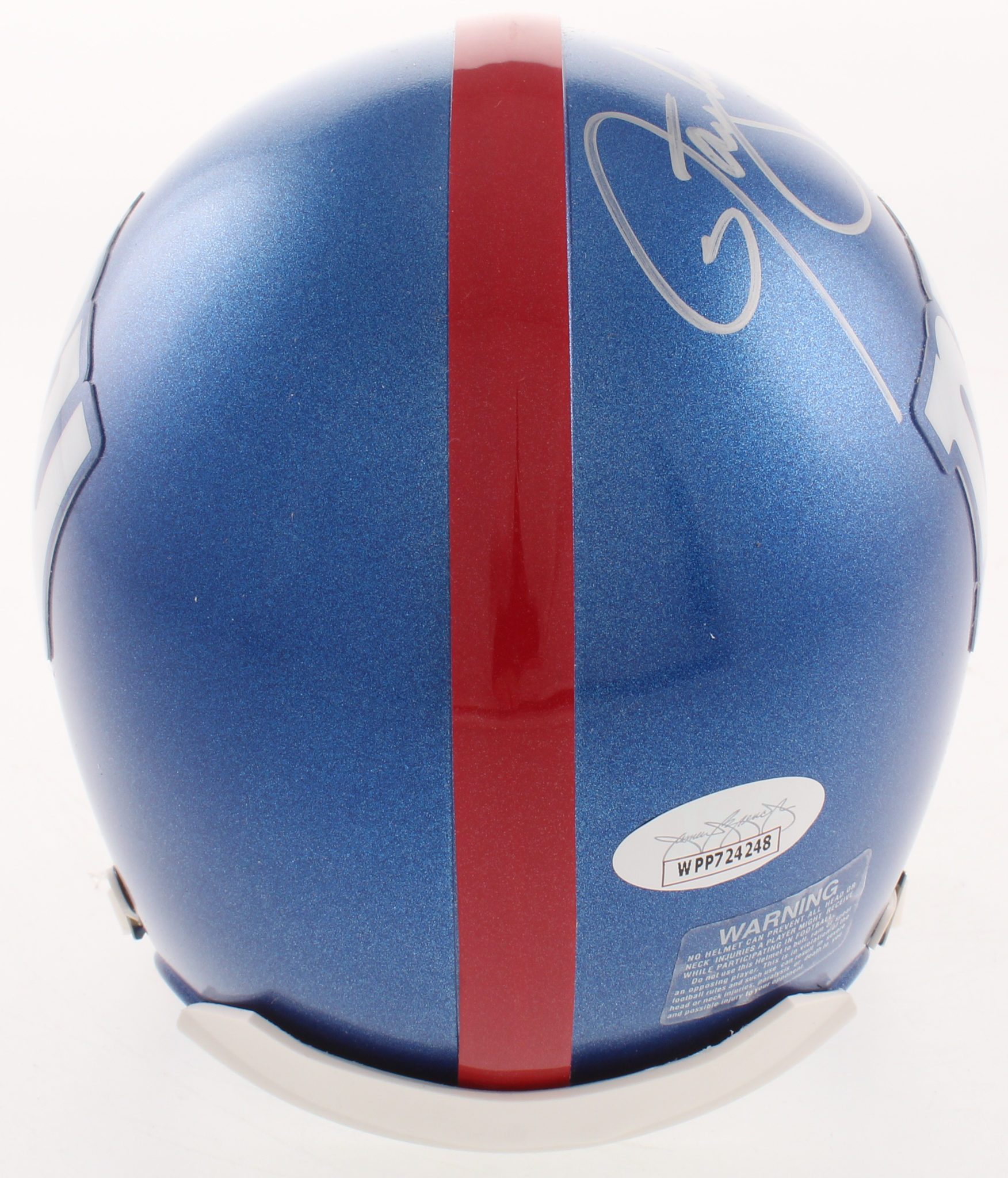 Lawrence Taylor Signed New York Giants Mini Helmet Inscribed "HOF-99" (JSA COA) at PristineAuction.com Lawrence Taylor Signed New York Giants Mini Helmet Inscribed "HOF-99" (JSA COA) at PristineAuction.com