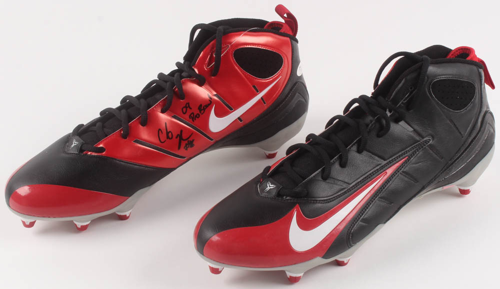 Chris Johnson Signed Nike Football Cleats Inscribed "09 Pro Bowl" (JSA COA) at PristineAuction.com Chris Johnson Signed Nike Football Cleats Inscribed "09 Pro Bowl" (JSA COA) at PristineAuction.com