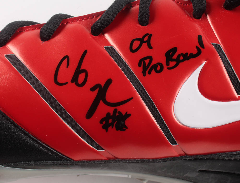 Chris Johnson Signed Nike Football Cleats Inscribed "09 Pro Bowl" (JSA COA) at PristineAuction.com Chris Johnson Signed Nike Football Cleats Inscribed "09 Pro Bowl" (JSA COA) at PristineAuction.com