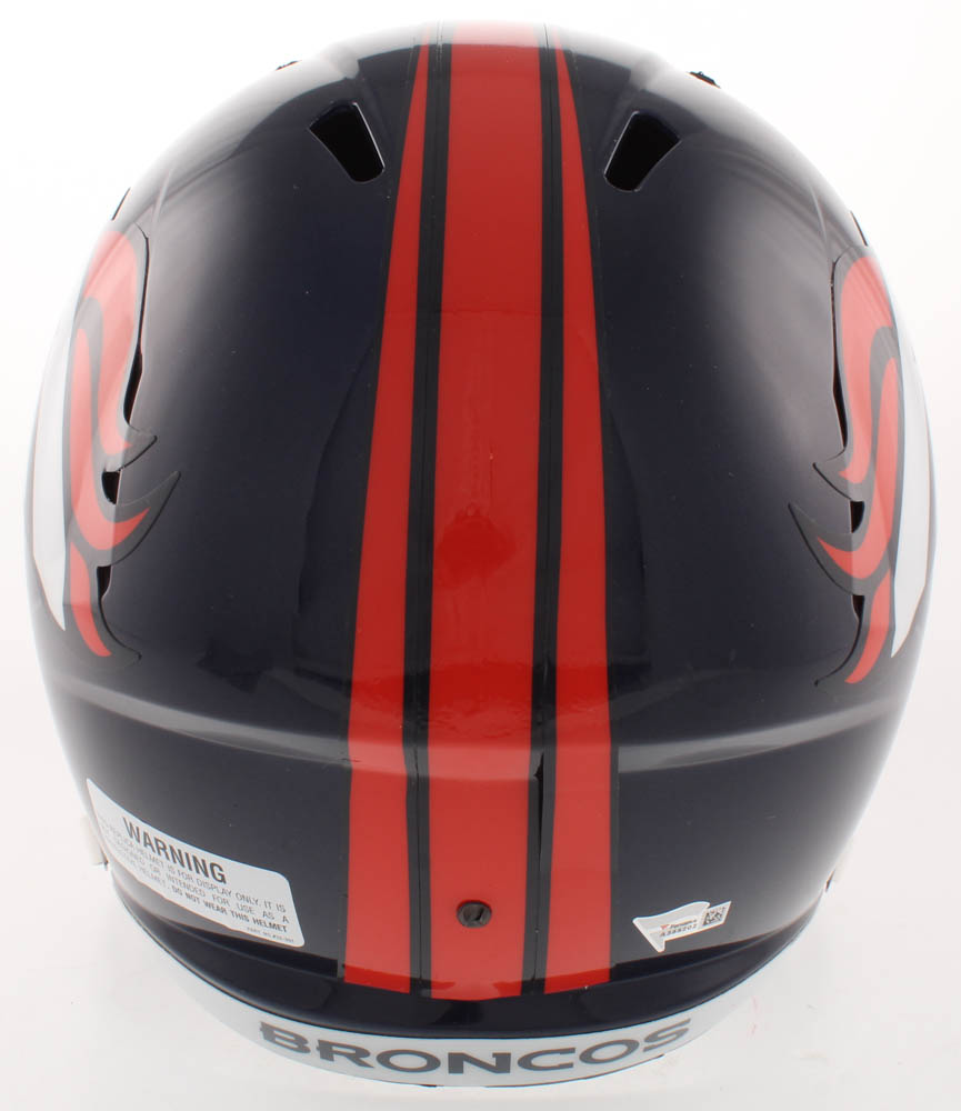 Peyton Manning Signed Denver Broncos Full-Size Speed Helmet (Fanatics Hologram) at PristineAuction.com Peyton Manning Signed Denver Broncos Full-Size Speed Helmet (Fanatics Hologram) at PristineAuction.com