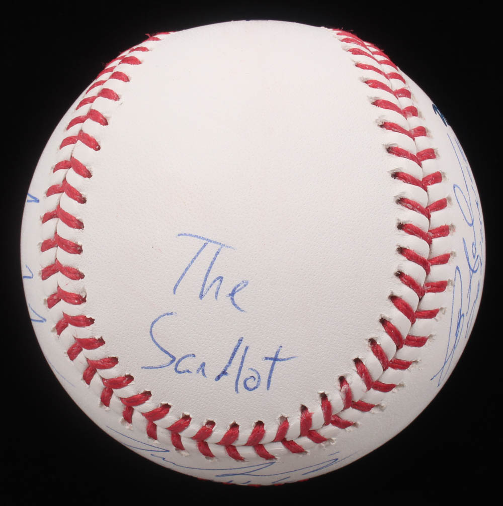 "The Sandlot" OML Baseball Cast-Signed By (6) With Tom Guiry, Chauncey Leopardi, Shane Obedzinski, Marty York with Multiple Inscriptions (JSA COA) at PristineAuction.com "The Sandlot" OML Baseball Cast-Signed By (6) With Tom Guiry, Chauncey Leopardi, Shane Obedzinski, Marty York with Multiple Inscriptions (JSA COA) at PristineAuction.com