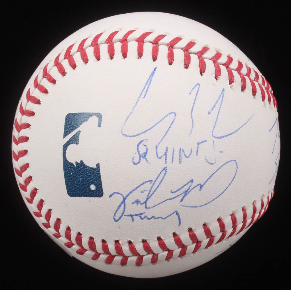 "The Sandlot" OML Baseball Cast-Signed By (6) With Tom Guiry, Chauncey Leopardi, Shane Obedzinski, Marty York with Multiple Inscriptions (JSA COA) at PristineAuction.com "The Sandlot" OML Baseball Cast-Signed By (6) With Tom Guiry, Chauncey Leopardi, Shane Obedzinski, Marty York with Multiple Inscriptions (JSA COA) at PristineAuction.com