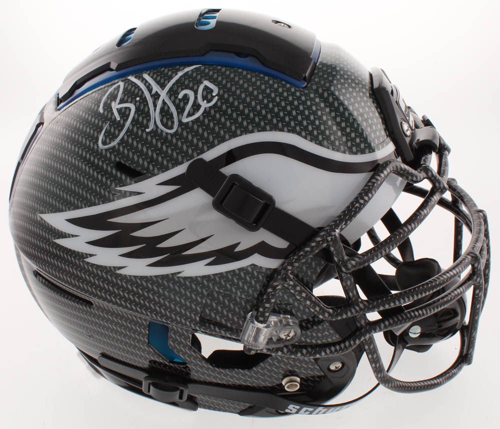 Brian Dawkins Signed Philadelphia Eagles FullSize Authentic OnField Hydro Dipped F7 Helmet