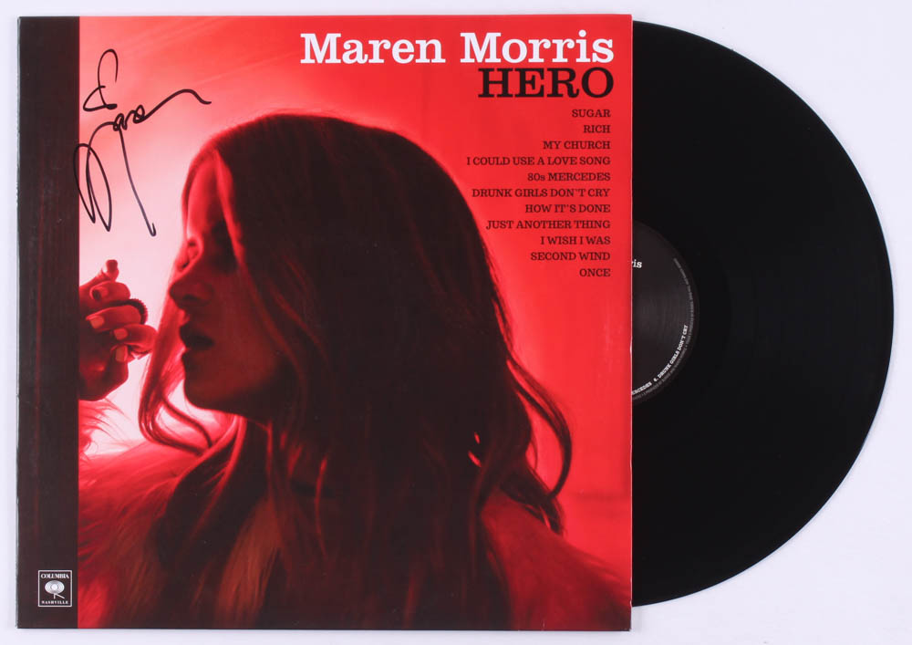 Maren Morris Signed "Hero" Vinyl Record Album (JSA COA) at PristineAuction.com Maren Morris Signed "Hero" Vinyl Record Album (JSA COA) at PristineAuction.com