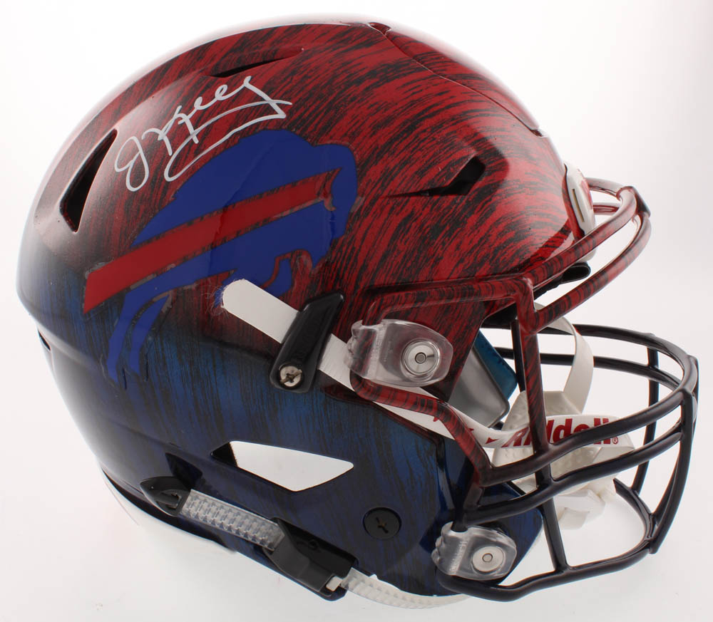 Jim Kelly Signed Buffalo Bills Full-Size Authentic On-Field Hydro Dipped SpeedFlex Helmet (JSA COA) at PristineAuction.com Jim Kelly Signed Buffalo Bills Full-Size Authentic On-Field Hydro Dipped SpeedFlex Helmet (JSA COA) at PristineAuction.com