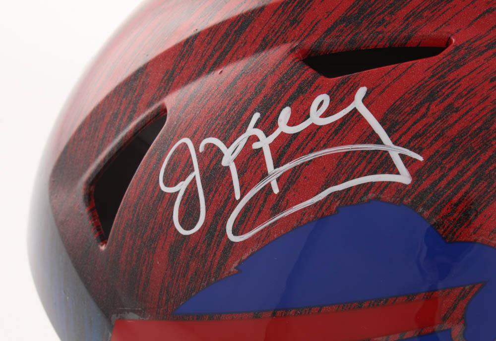 Jim Kelly Signed Buffalo Bills Full-Size Authentic On-Field Hydro Dipped SpeedFlex Helmet (JSA COA) at PristineAuction.com Jim Kelly Signed Buffalo Bills Full-Size Authentic On-Field Hydro Dipped SpeedFlex Helmet (JSA COA) at PristineAuction.com