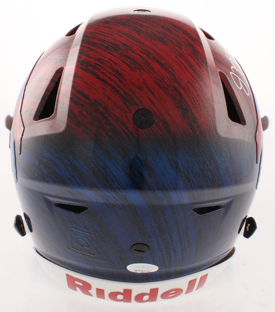 Jim Kelly Signed Buffalo Bills Full-Size Authentic On-Field Hydro Dipped SpeedFlex Helmet (JSA COA) at PristineAuction.com Jim Kelly Signed Buffalo Bills Full-Size Authentic On-Field Hydro Dipped SpeedFlex Helmet (JSA COA) at PristineAuction.com