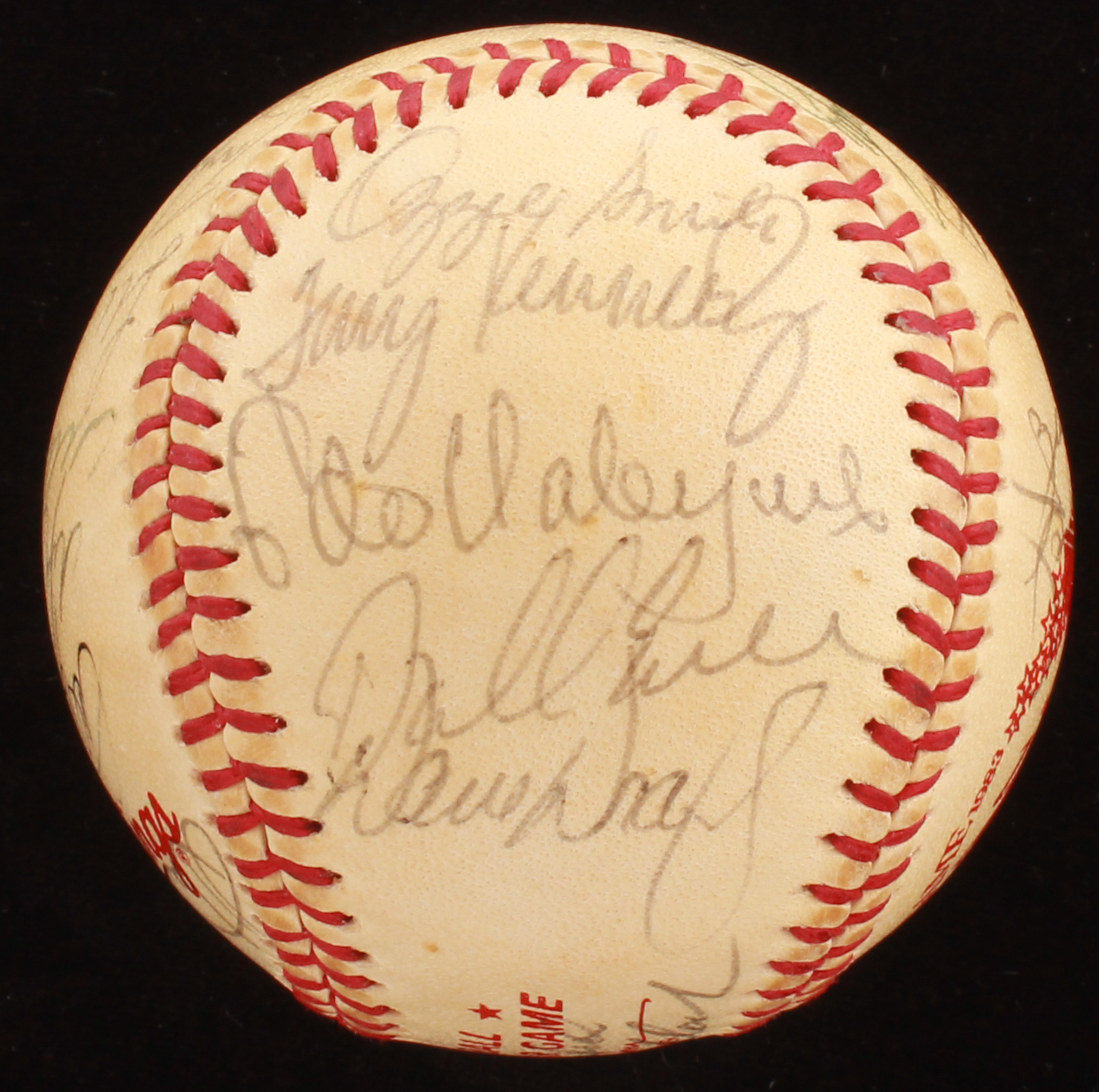 1983 All-Star Game Baseball Signed by (25) With Joe Torre, Mike Schmidt, Ozzie Smith, Whitey Herzog (SGC COA) at PristineAuction.com 1983 All-Star Game Baseball Signed by (25) With Joe Torre, Mike Schmidt, Ozzie Smith, Whitey Herzog (SGC COA) at PristineAuction.com