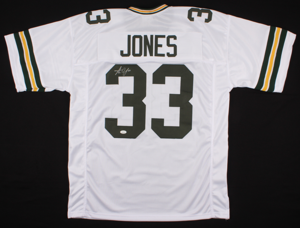 Aaron Jones Signed Jersey (JSA COA) at PristineAuction.com Aaron Jones Signed Jersey (JSA COA) at PristineAuction.com