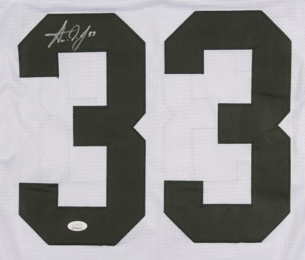 Aaron Jones Signed Jersey (JSA COA) at PristineAuction.com Aaron Jones Signed Jersey (JSA COA) at PristineAuction.com