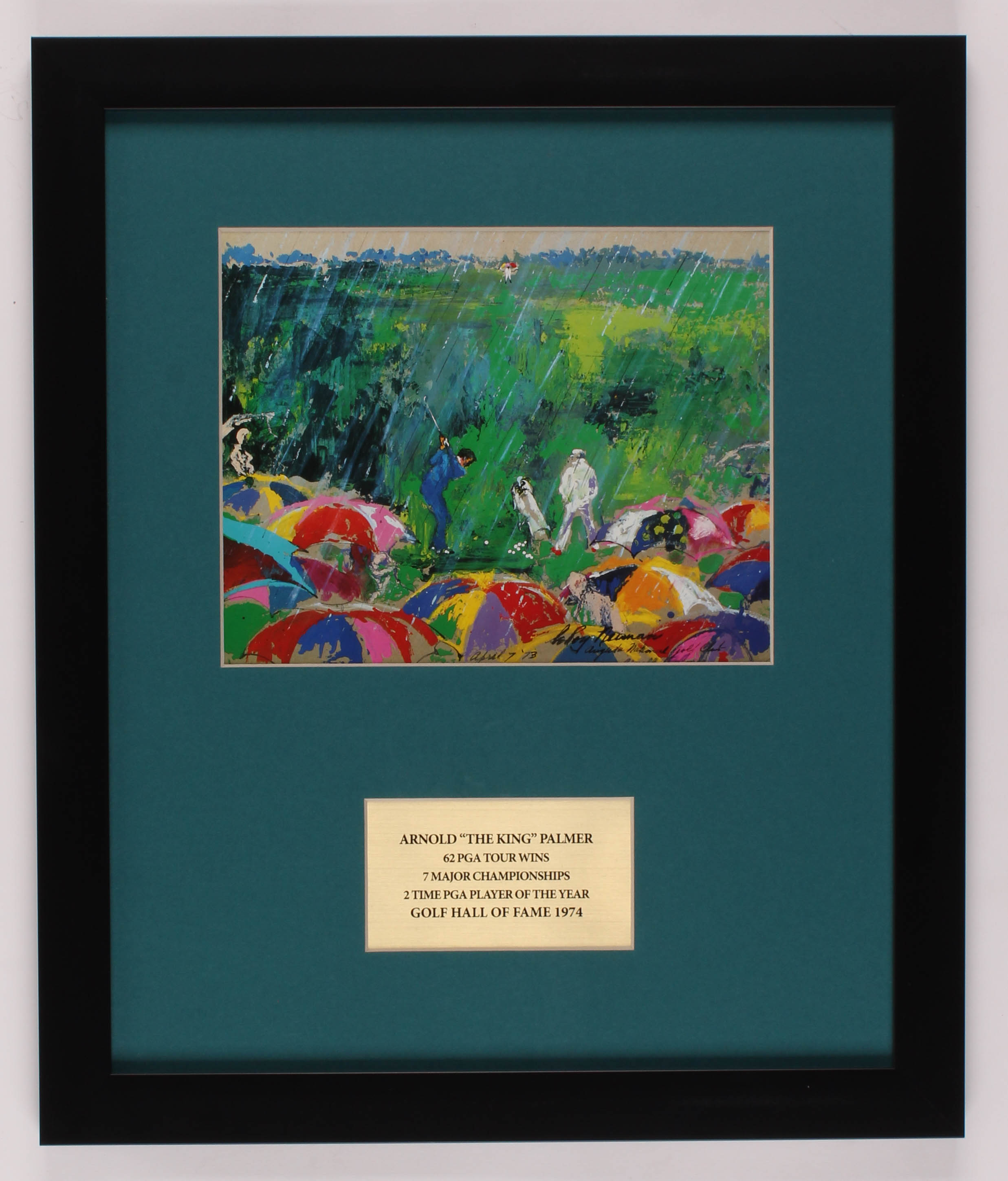 LeRoy Neiman "Arnold Palmer" 16x19 Custom Framed Print Display at PristineAuction.com LeRoy Neiman "Arnold Palmer" 16x19 Custom Framed Print Display at PristineAuction.com