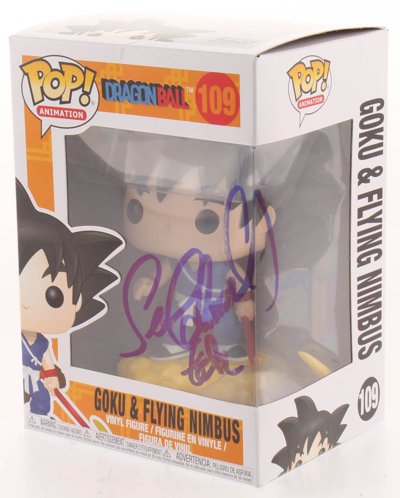 Sean Schemmel Signed "Dragon Ball Z" #109 Goku & Flying Nimbus Funko Pop! Vinyl Figure Inscribed "Goku" (Radtke COA) at PristineAuction.com Sean Schemmel Signed "Dragon Ball Z" #109 Goku & Flying Nimbus Funko Pop! Vinyl Figure Inscribed "Goku" (Radtke COA) at PristineAuction.com