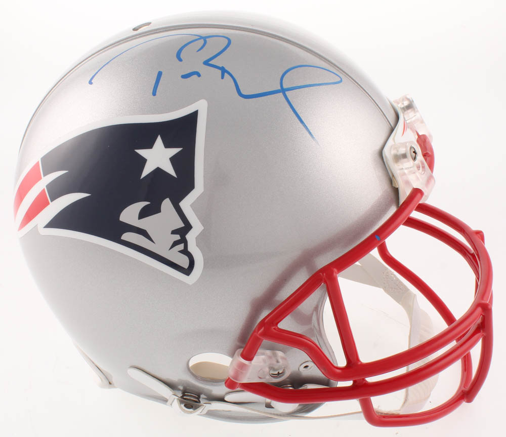 Tom Brady Signed New England Patriots Full-Size Authentic On-Field Helmet (TriStar Hologram & Steiner Hologram) at PristineAuction.com Tom Brady Signed New England Patriots Full-Size Authentic On-Field Helmet (TriStar Hologram & Steiner Hologram) at PristineAuction.com