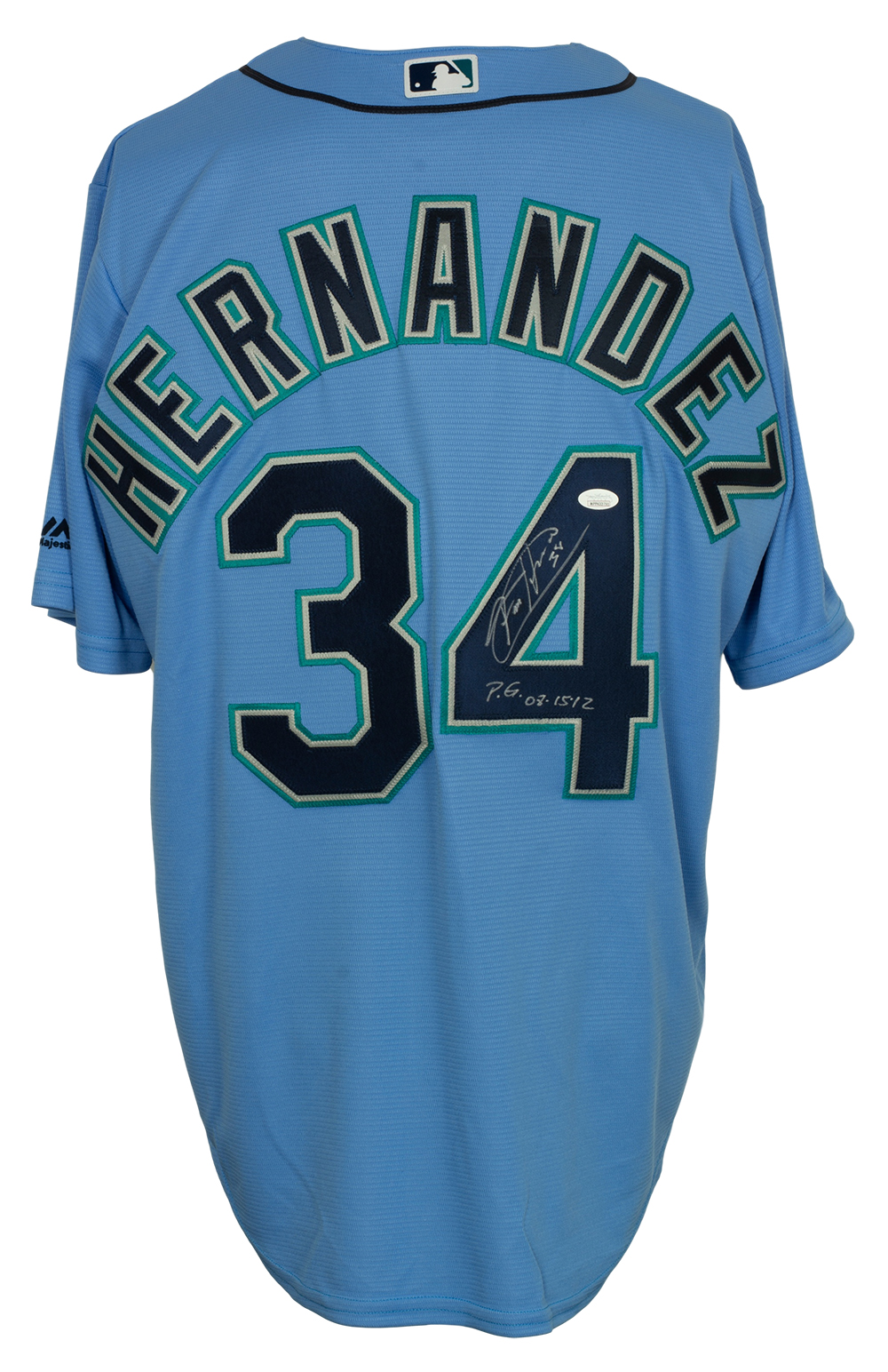 Felix Hernandez Signed Mariners Majestic Jersey (JSA COA) at PristineAuction.com Felix Hernandez Signed Mariners Majestic Jersey (JSA COA) at PristineAuction.com
