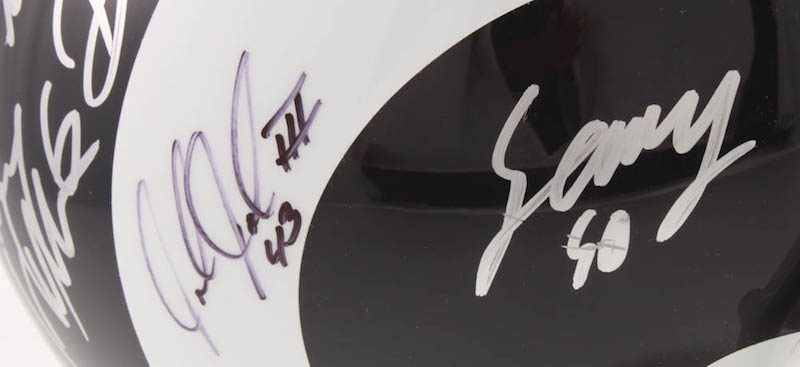 2019 Los Angeles Rams Full-Size Helmet Team-Signed by (19) with Sean McVay, Clay Matthews, Johnny Hekker, Greg Zuerlein, Dante Fowler Jr. (JSA ALOA) at PristineAuction.com 2019 Los Angeles Rams Full-Size Helmet Team-Signed by (19) with Sean McVay, Clay Matthews, Johnny Hekker, Greg Zuerlein, Dante Fowler Jr. (JSA ALOA) at PristineAuction.com