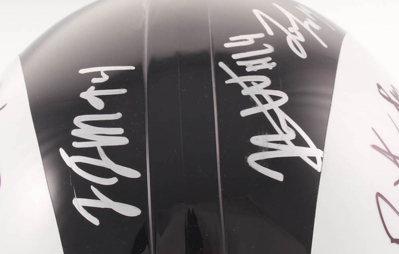 2019 Los Angeles Rams Full-Size Helmet Team-Signed by (19) with Sean McVay, Clay Matthews, Johnny Hekker, Greg Zuerlein, Dante Fowler Jr. (JSA ALOA) at PristineAuction.com 2019 Los Angeles Rams Full-Size Helmet Team-Signed by (19) with Sean McVay, Clay Matthews, Johnny Hekker, Greg Zuerlein, Dante Fowler Jr. (JSA ALOA) at PristineAuction.com