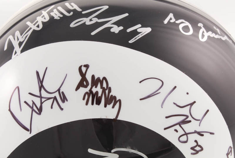 2019 Los Angeles Rams Full-Size Helmet Team-Signed by (19) with Sean McVay, Clay Matthews, Johnny Hekker, Greg Zuerlein, Dante Fowler Jr. (JSA ALOA) at PristineAuction.com 2019 Los Angeles Rams Full-Size Helmet Team-Signed by (19) with Sean McVay, Clay Matthews, Johnny Hekker, Greg Zuerlein, Dante Fowler Jr. (JSA ALOA) at PristineAuction.com