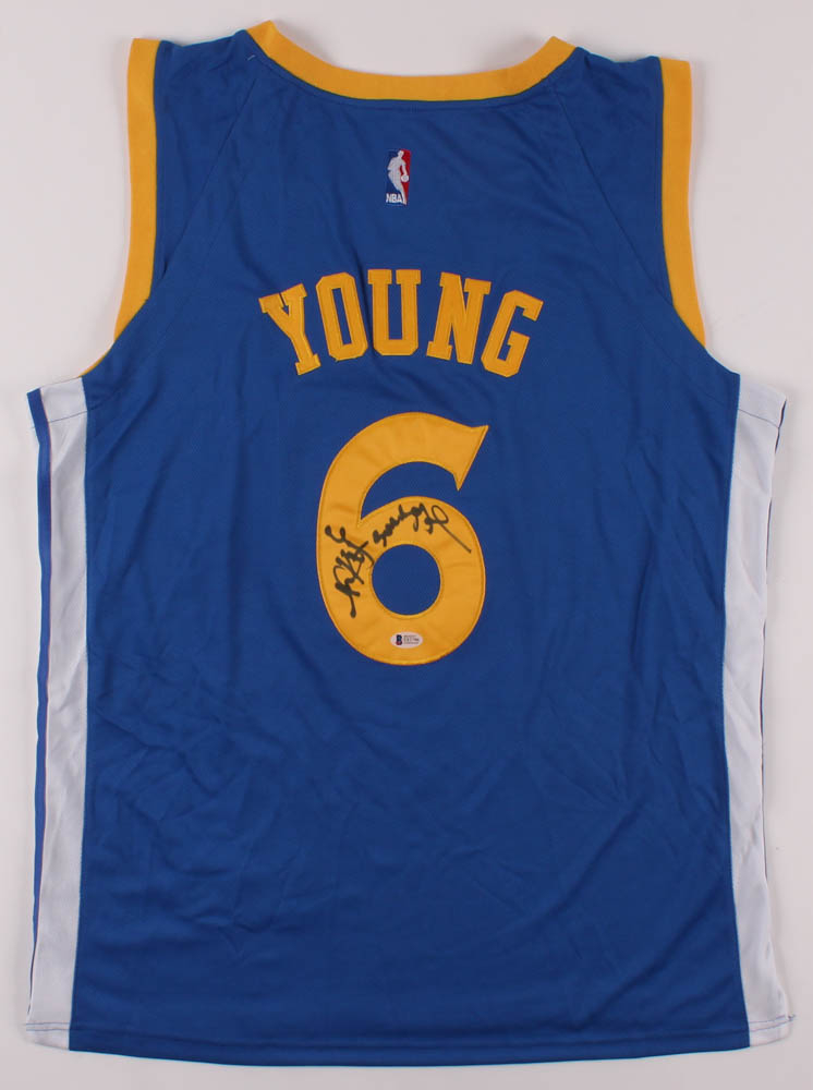 nick young warriors jersey