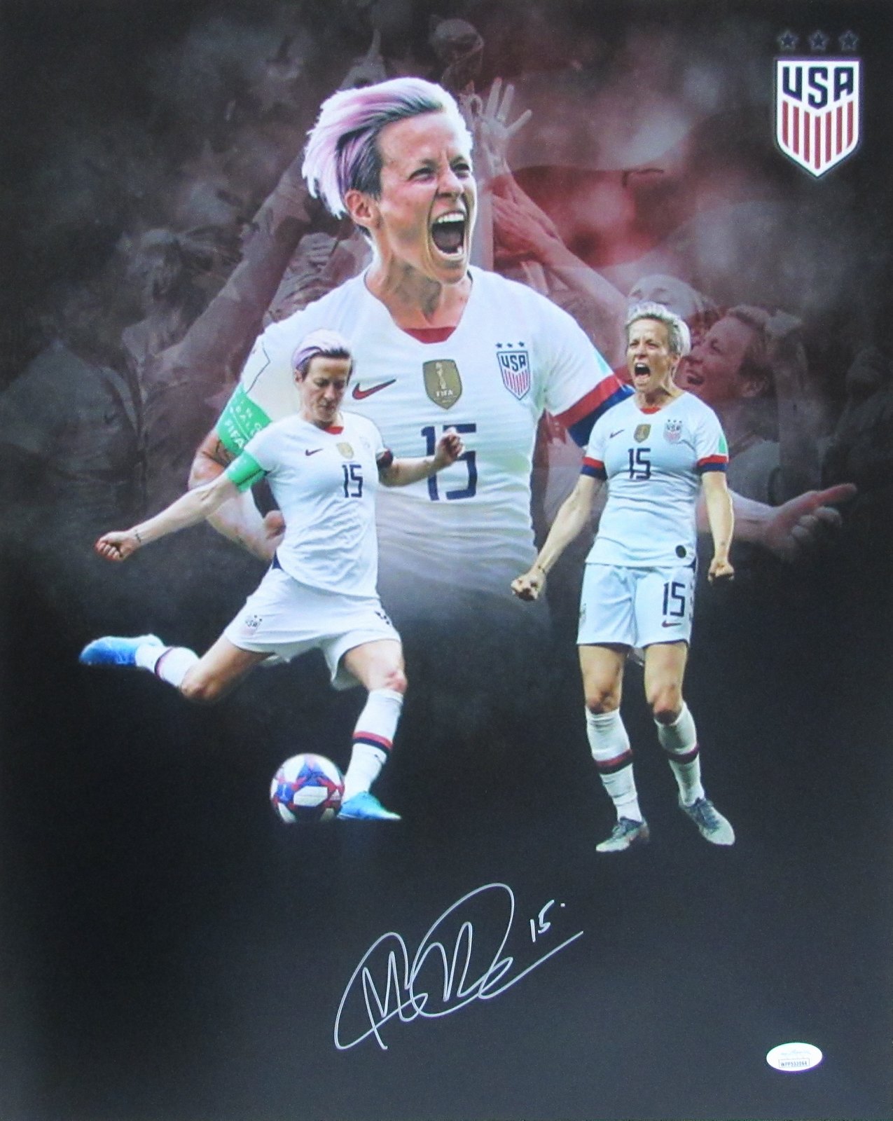 Megan Rapinoe Signed Team USA 16x20 Photo (JSA COA) at PristineAuction.com Megan Rapinoe Signed Team USA 16x20 Photo (JSA COA) at PristineAuction.com