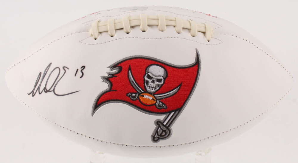 Mike Evans Signed Buccaneers Logo Football (Radtke COA) at PristineAuction.com Mike Evans Signed Buccaneers Logo Football (Radtke COA) at PristineAuction.com