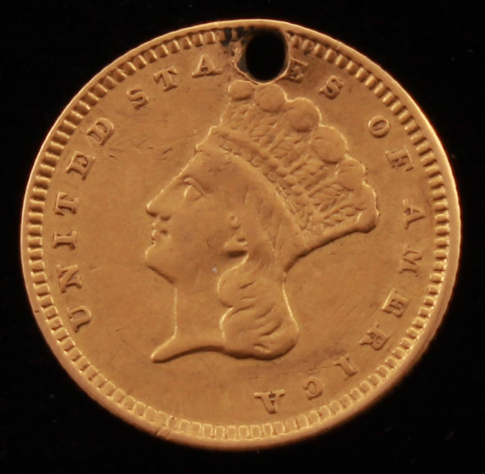 Vintage $1 Type III Gold Love Token at PristineAuction.com