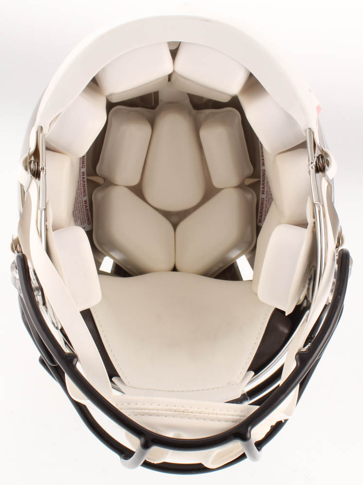 Ben Roethlisberger Signed Steelers Authentic On-Field Full-Size Chrome Speed Helmet (Beckett COA & Fanatics Hologram) at PristineAuction.com Ben Roethlisberger Signed Steelers Authentic On-Field Full-Size Chrome Speed Helmet (Beckett COA & Fanatics Hologram) at PristineAuction.com