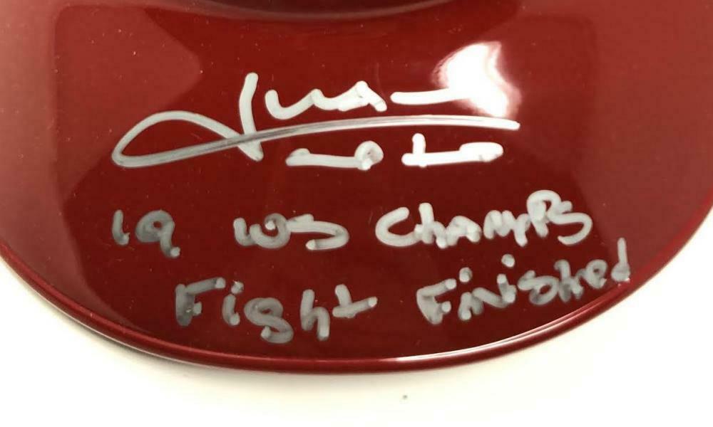 Juan Soto Signed Washington Nationals LE Full-Size Batting Helmet Inscribed "19 WS Champs" & "Fight Finished" (Fanatics Hologram & MLB Hologram) at PristineAuction.com Juan Soto Signed Washington Nationals LE Full-Size Batting Helmet Inscribed "19 WS Champs" & "Fight Finished" (Fanatics Hologram & MLB Hologram) at PristineAuction.com