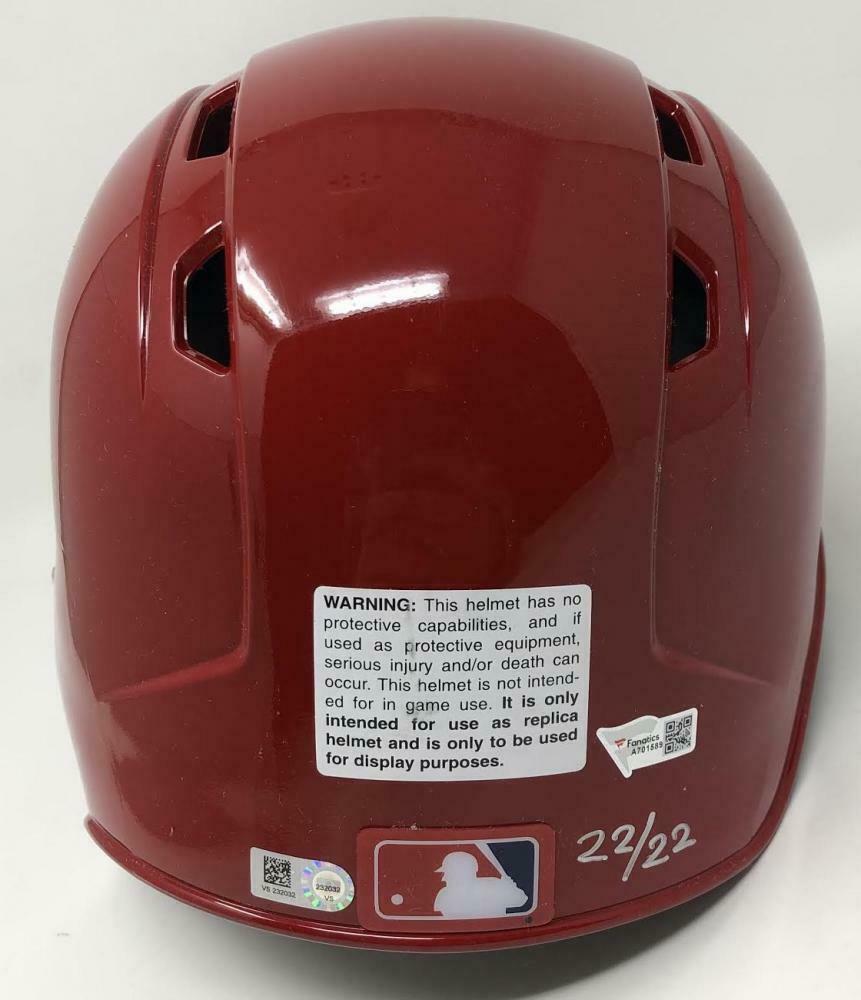 Juan Soto Signed Washington Nationals LE Full-Size Batting Helmet Inscribed "19 WS Champs" & "Fight Finished" (Fanatics Hologram & MLB Hologram) at PristineAuction.com Juan Soto Signed Washington Nationals LE Full-Size Batting Helmet Inscribed "19 WS Champs" & "Fight Finished" (Fanatics Hologram & MLB Hologram) at PristineAuction.com