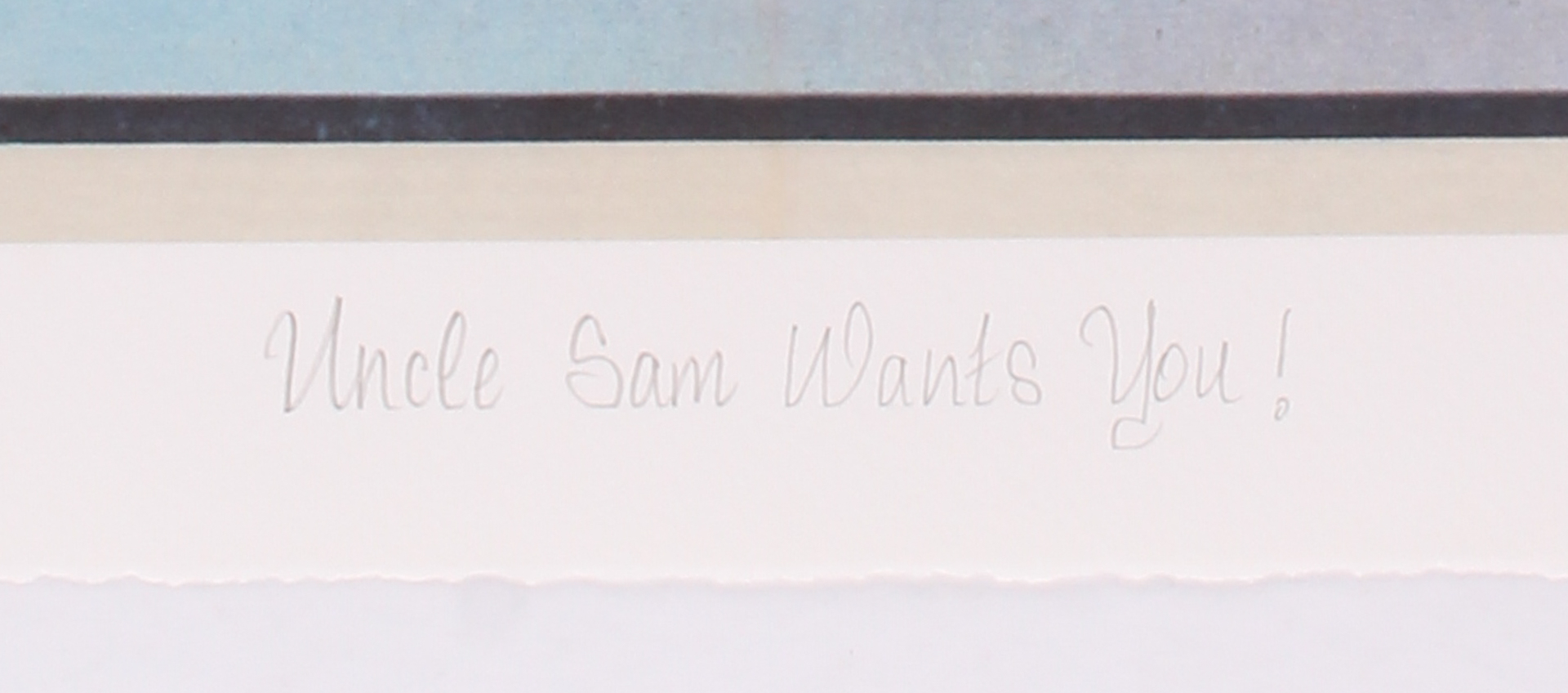 Historical Photo Archive - "Uncle Sam Wants You" Limited Edition 16.5x22 Fine Art Giclee on Paper #/375 (PA LOA) at PristineAuction.com Historical Photo Archive - "Uncle Sam Wants You" Limited Edition 16.5x22 Fine Art Giclee on Paper #/375 (PA LOA) at PristineAuction.com