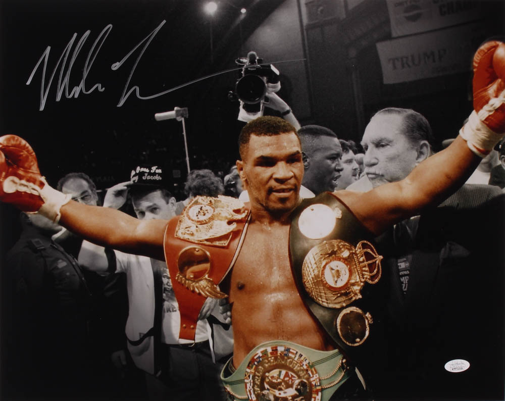 Mike Tyson Signed 16x20 Photo (JSA COA) at PristineAuction.com Mike Tyson Signed 16x20 Photo (JSA COA) at PristineAuction.com