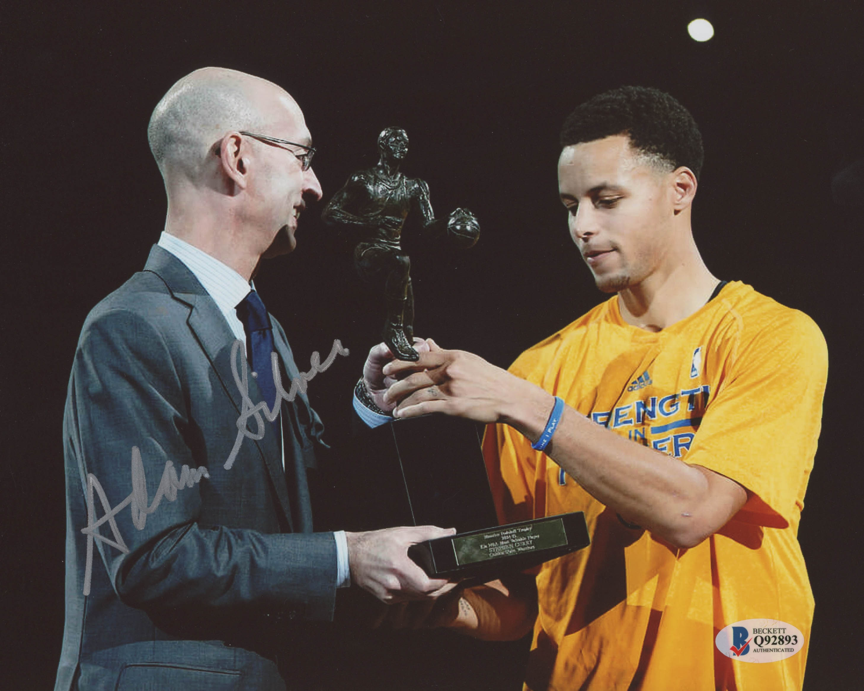 Adam Silver Signed 8x10 Photo (Beckett COA) at PristineAuction.com Adam Silver Signed 8x10 Photo (Beckett COA) at PristineAuction.com