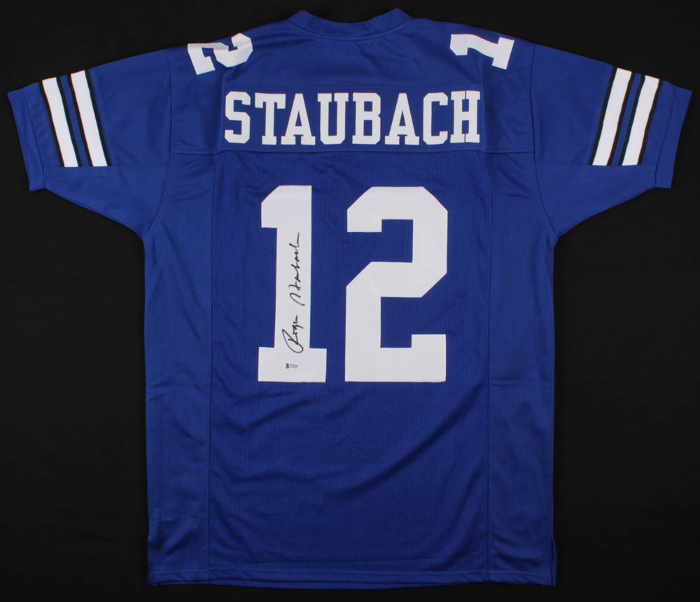 Roger Staubach Signed Jersey (Beckett COA) at PristineAuction.com Roger Staubach Signed Jersey (Beckett COA) at PristineAuction.com
