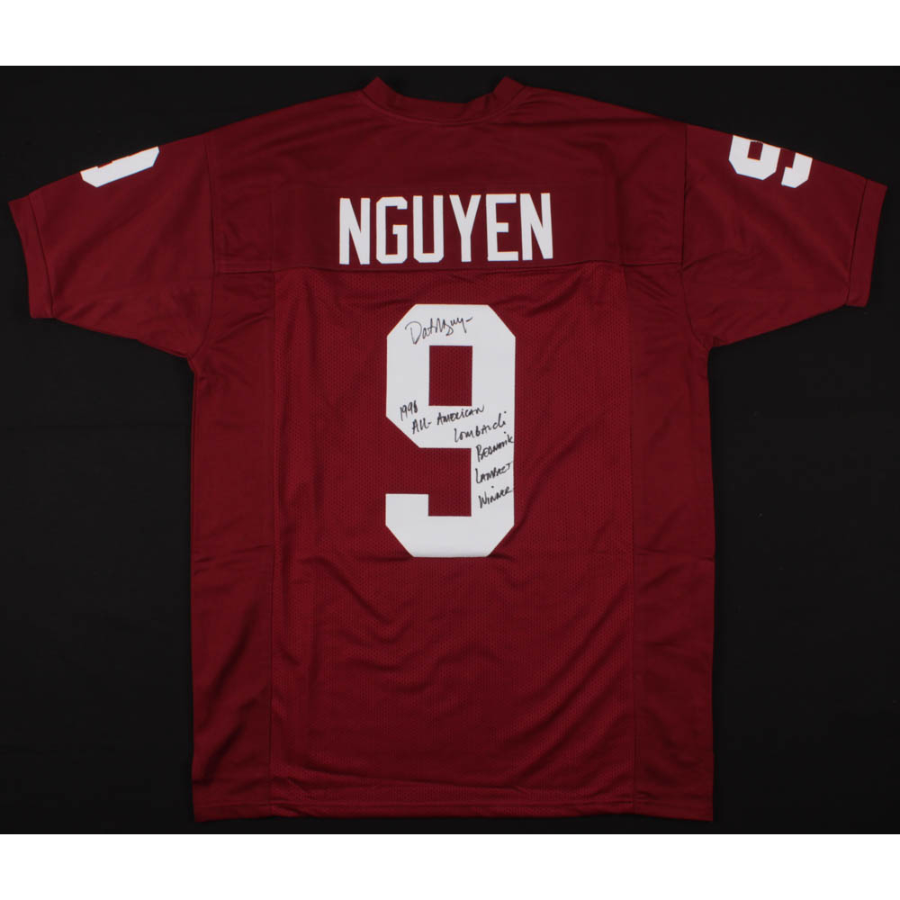 Dat Nguyen Signed Jersey with (4) Career Stat Inscriptions (Jersey