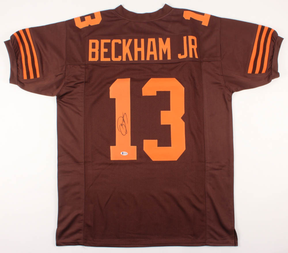 Odell Beckham Jr. Signed Jersey (Beckett) at PristineAuction.com Odell Beckham Jr. Signed Jersey (Beckett) at PristineAuction.com