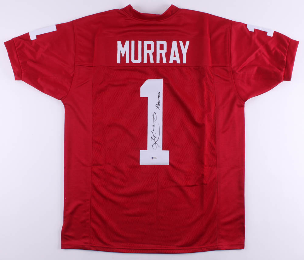 Kyler Murray Signed Jersey Inscribed "'18 Heisman" (Beckett COA) at PristineAuction.com Kyler Murray Signed Jersey Inscribed "'18 Heisman" (Beckett COA) at PristineAuction.com